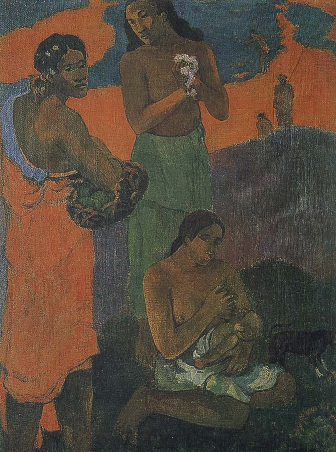 Paul Gauguin Motherly love